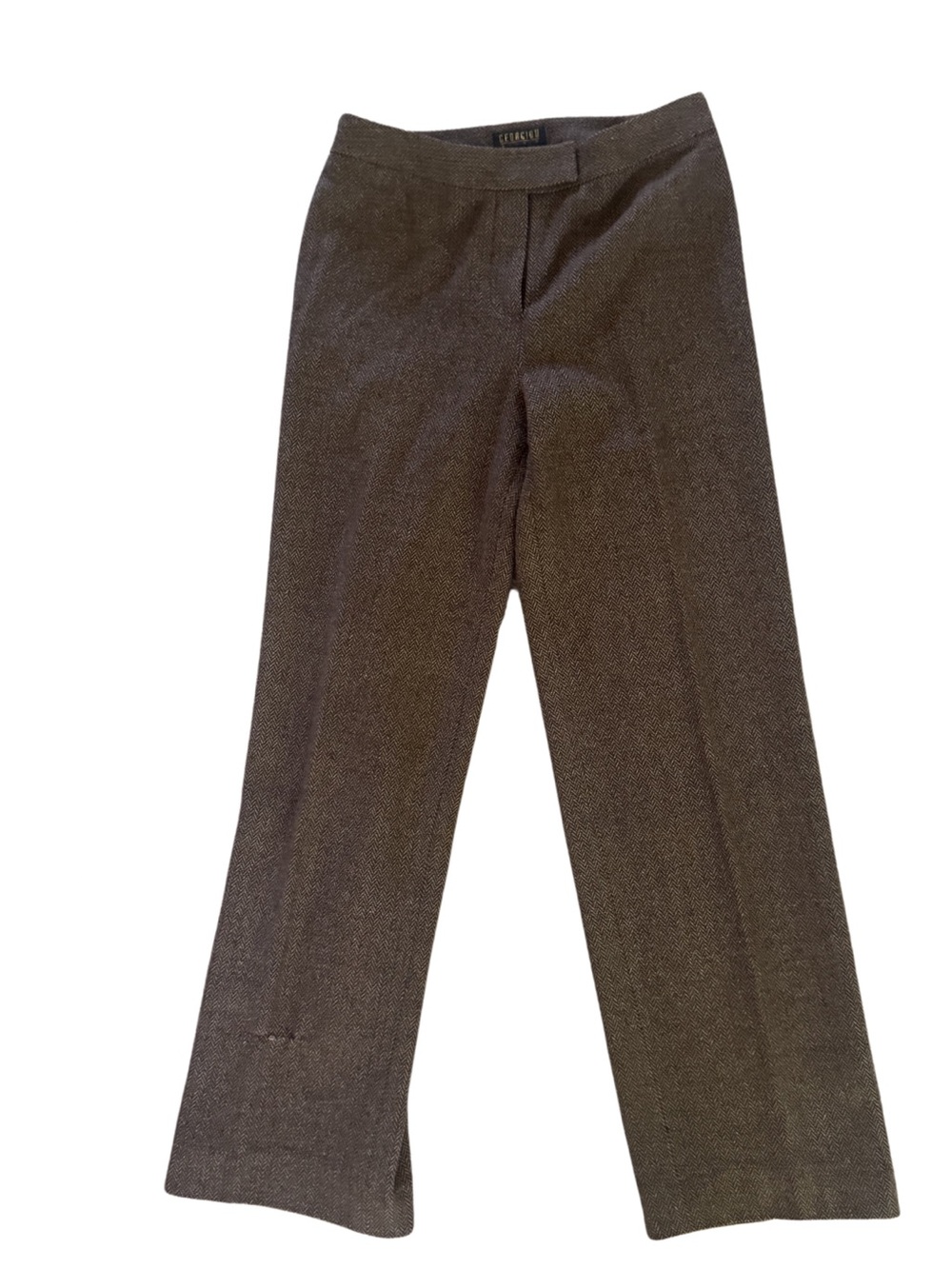 Georgiou Women’s Brown Tweed Dress Trousers